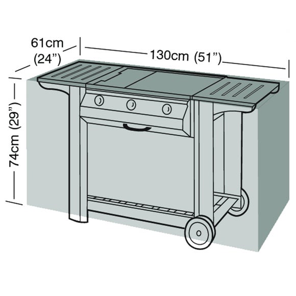 Medium Flatbed Barbecue Premium Super Tough Cover - image 1