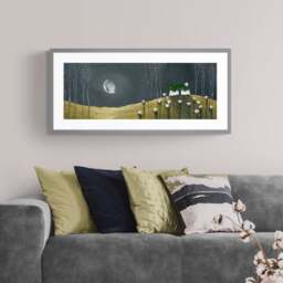 Among The Trees by Geoff Beckett Framed Print - thumbnail 1