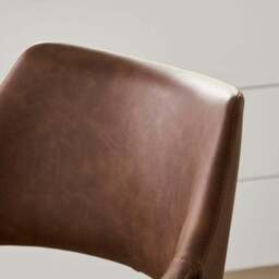 Marley Gaslift Barstool, Faux Leather - thumbnail 3