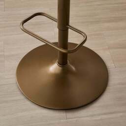 Marley Gaslift Barstool, Faux Leather - thumbnail 5