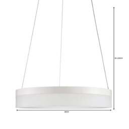 Mickie Integrated LED Hoop Semi Flush Ceiling Light - thumbnail 6