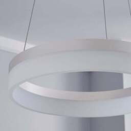 Mickie Integrated LED Hoop Semi Flush Ceiling Light - thumbnail 3