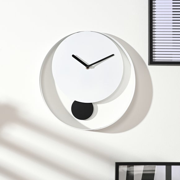 Interval Round Pendulum Wall Clock - image 1