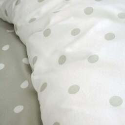 Catherine Lansfield Polka Dot 100% Brushed Cotton Duvet Cover & Pillowcase Set - thumbnail 4