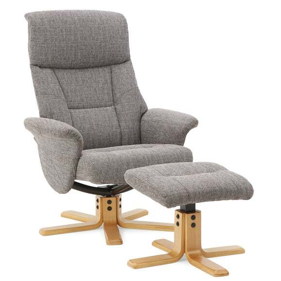 Whitham Swivel Recliner Chair by Dunelm