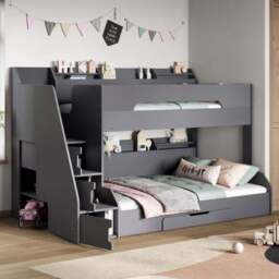 Slick Staircase Triple Bunk Bed - thumbnail 2