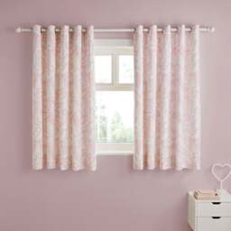 Pink Bows Blackout Eyelet Curtains - thumbnail 1