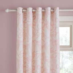 Pink Bows Blackout Eyelet Curtains - thumbnail 2