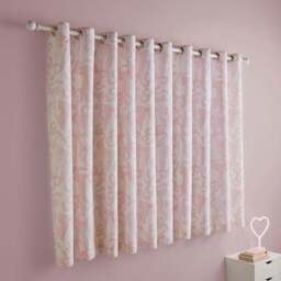 Pink Bows Blackout Eyelet Curtains - thumbnail 4