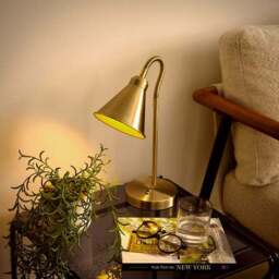 Newton Industrial Goose Neck Adjustable Table Lamp - thumbnail 2
