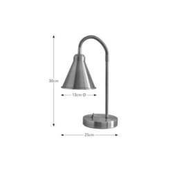 Newton Industrial Goose Neck Adjustable Table Lamp - thumbnail 6
