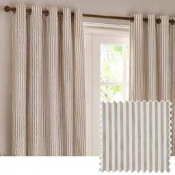 Yard Hebden Striped Eyelet Curtains (Blackout Available) - thumbnail 4