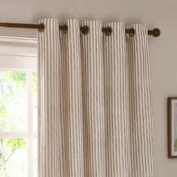 Yard Hebden Striped Eyelet Curtains (Blackout Available) - thumbnail 1