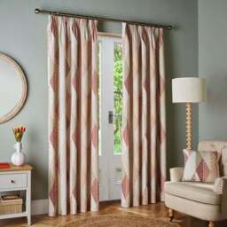 Patchwork Print Pencil Pleat Curtains - thumbnail 2