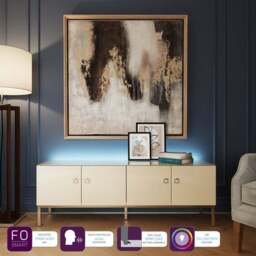 "Lyra Low Smart TV Unit for TVs up to 70""" - thumbnail 2