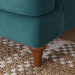 Beatrice II Velvet 3 Seater Sofa - thumbnail 5