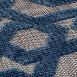 Oro Geometric Indoor Outdoor Round Rug - thumbnail 2