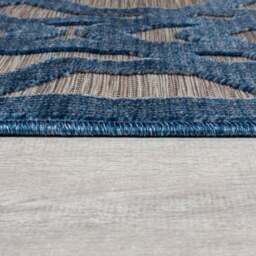 Oro Geometric Indoor Outdoor Round Rug - thumbnail 3