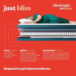 Silentnight Just Sleep Bliss Rolled Gel Mattress - thumbnail 6
