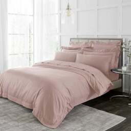 Hotel 230 Thread Count 100% Cotton Sateen Duvet Cover - thumbnail 3