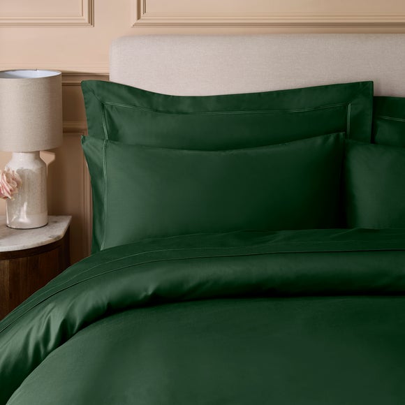 Dorma 800 Thread Count 100% Cotton Sateen Oxford Pillowcase - image 1
