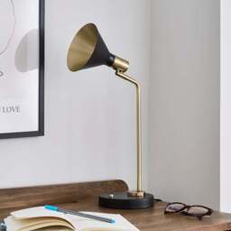 Morgan Industrial Adjustable Table Lamp - thumbnail 3