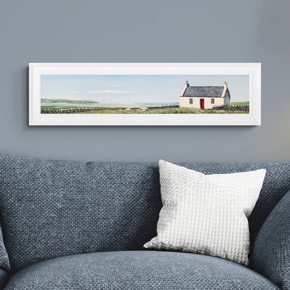 Artko Red Door Shore by Jack Barclay Framed Print - image 1