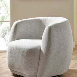Bowline Chenille Swivel Accent Chair - thumbnail 4