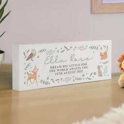 Personalised Woodland Animals Nursery Ornament - thumbnail 4