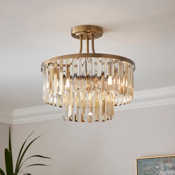 Audra 3 Light Semi Flush Ceiling Light - image 1