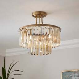 Audra 3 Light Semi Flush Ceiling Light