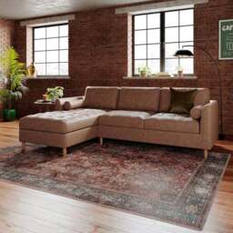 Max Soft Faux Leather Corner Storage Sofa Bed - thumbnail 2
