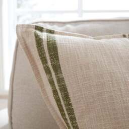 Churchgate Mallory Stripe Cotton Square Cushion - thumbnail 2