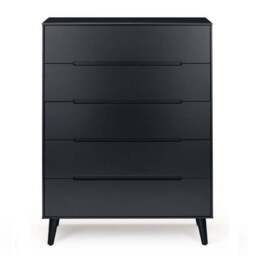 Cecil 5 Drawer Chest, Anthracite - thumbnail 4