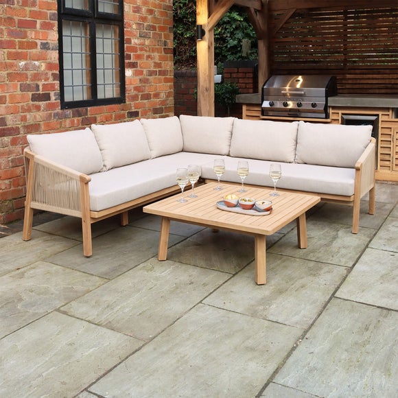 Roma 5 Seater Outdoor Corner Set - image 1