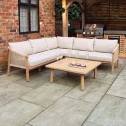 Roma 5 Seater Outdoor Corner Set