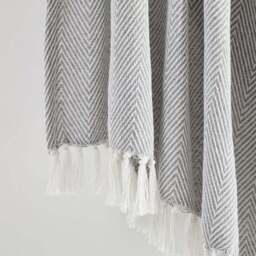 Jenson Herringbone Throw Blanket - thumbnail 3