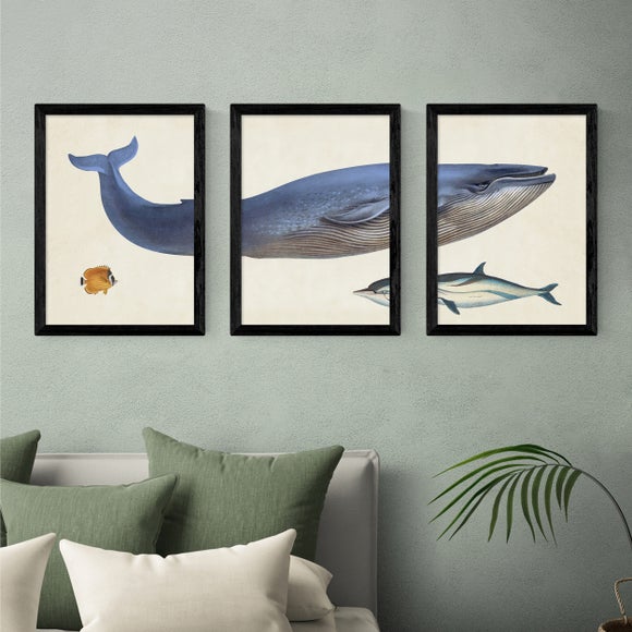 East End Prints Set of 3 Whale Prints - image 1
