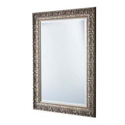 Yearn Carved Antique Bevelled Rectangle Wall Mirror - thumbnail 2