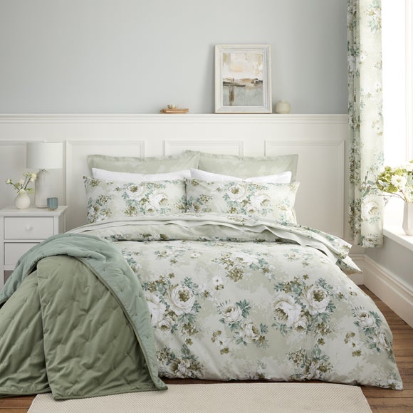 Darla Floral 100% Cotton Duvet Cover & Pillowcase Set - image 1