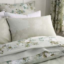 Darla Floral 100% Cotton Duvet Cover & Pillowcase Set - thumbnail 3