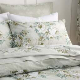 Darla Floral 100% Cotton Duvet Cover & Pillowcase Set - thumbnail 2