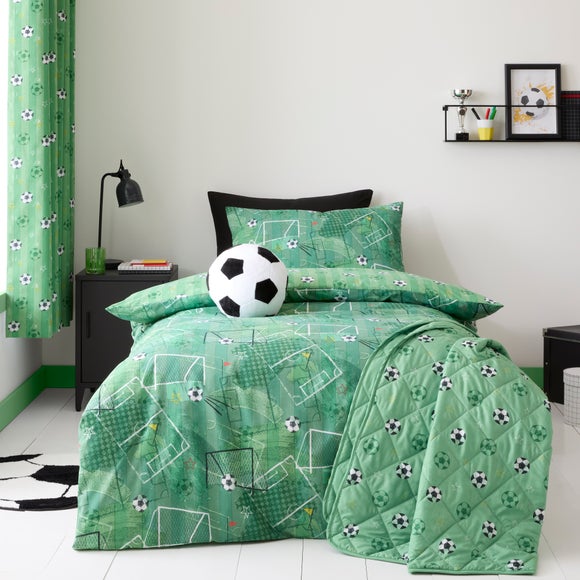 Football Pitch Duvet Cover & Pillowcase Set - image 1