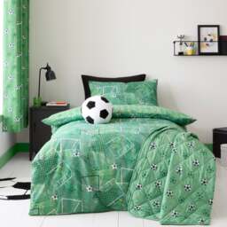 Football Pitch Duvet Cover & Pillowcase Set - thumbnail 1