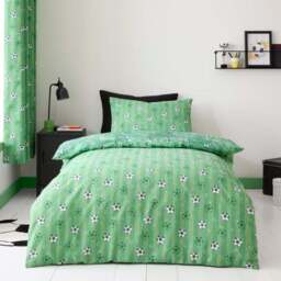Football Pitch Duvet Cover & Pillowcase Set - thumbnail 2