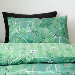 Football Pitch Duvet Cover & Pillowcase Set - thumbnail 3