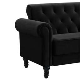 Greta Velvet 3 Seater Sofa - thumbnail 3