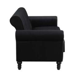 Greta Velvet 3 Seater Sofa - thumbnail 4