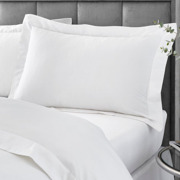 Hotel 230 Thread Count 100% Cotton Sateen Oxford Pillowcase - image 1