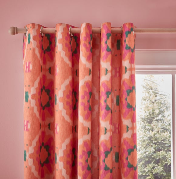 Jewel Medallion Eyelet Curtains